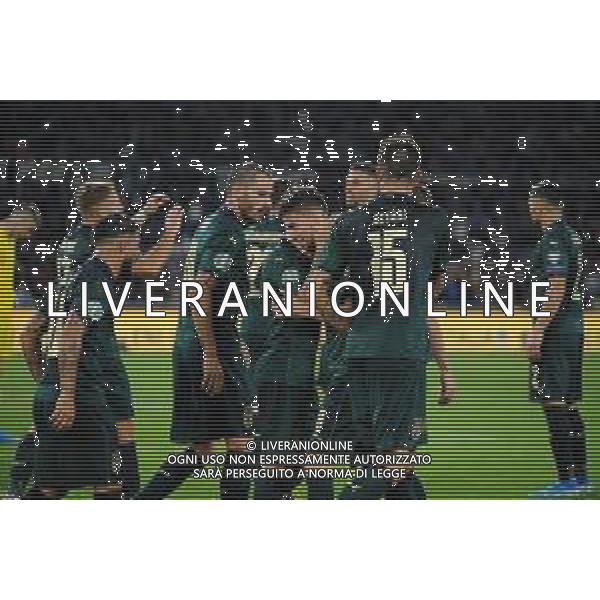 Roma 12.10.2019 Stadio Olimpico 12.10.2019 Italia vs Grecia Qualiificazioni Euro 2020 ©Viganti/Agenzia Aldo Liverani Nella foto: esultanza dell\'italia