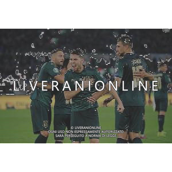Roma 12.10.2019 Stadio Olimpico 12.10.2019 Italia vs Grecia Qualiificazioni Euro 2020 ©Viganti/Agenzia Aldo Liverani Nella foto: esultanza dell\'italia