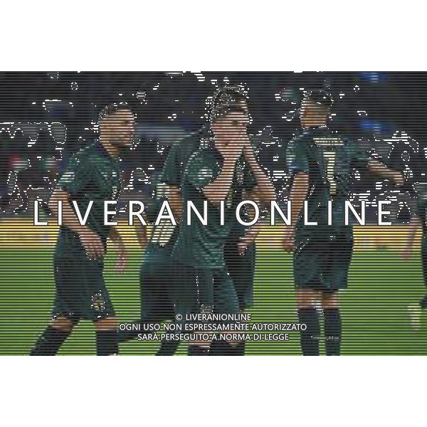 Roma 12.10.2019 Stadio Olimpico 12.10.2019 Italia vs Grecia Qualiificazioni Euro 2020 ©Viganti/Agenzia Aldo Liverani Nella foto: esultanza dell\'italia