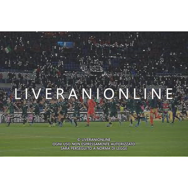 Roma 12.10.2019 Stadio Olimpico 12.10.2019 Italia vs Grecia Qualiificazioni Euro 2020 ©Viganti/Agenzia Aldo Liverani Nella foto: festa italia per la qualificazione a euro 2020