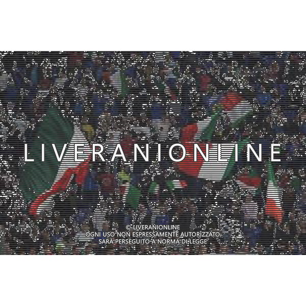 Roma 12.10.2019 Stadio Olimpico 12.10.2019 Italia vs Grecia Qualiificazioni Euro 2020 ©Viganti/Agenzia Aldo Liverani Nella foto: tifosi italia