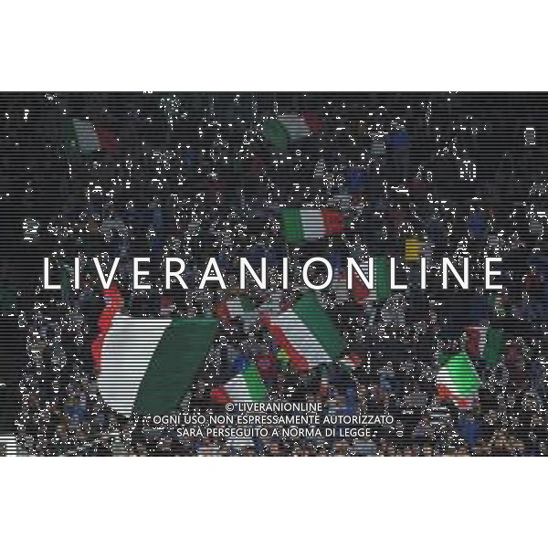 Roma 12.10.2019 Stadio Olimpico 12.10.2019 Italia vs Grecia Qualiificazioni Euro 2020 ©Viganti/Agenzia Aldo Liverani Nella foto: tifosi italia