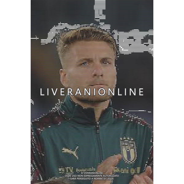 Roma 12.10.2019 Stadio Olimpico 12.10.2019 Italia vs Grecia Qualiificazioni Euro 2020 ©Viganti/Agenzia Aldo Liverani Nella foto: ciro immobile