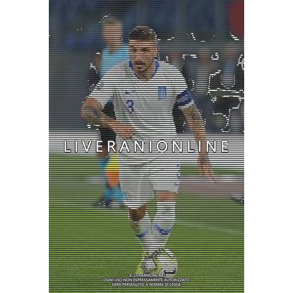 Roma 12.10.2019 Stadio Olimpico 12.10.2019 Italia vs Grecia Qualiificazioni Euro 2020 ©Viganti/Agenzia Aldo Liverani Nella foto: kostas stafylidis