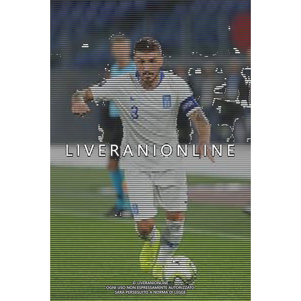 Roma 12.10.2019 Stadio Olimpico 12.10.2019 Italia vs Grecia Qualiificazioni Euro 2020 ©Viganti/Agenzia Aldo Liverani Nella foto: kostas stafylidis