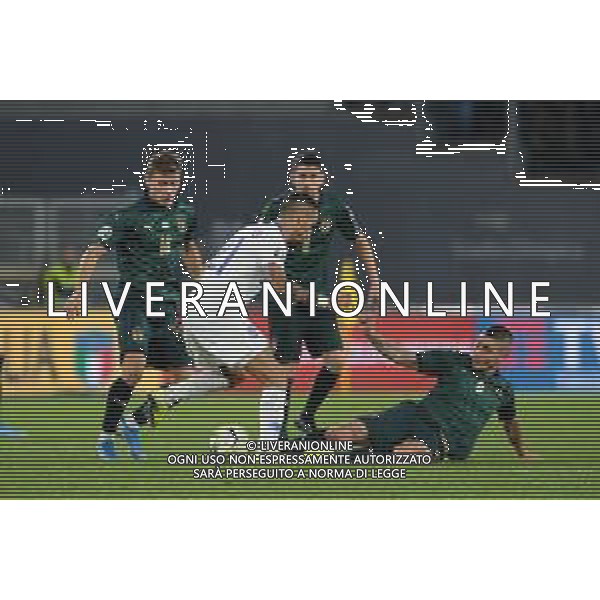 Roma 12.10.2019 Stadio Olimpico 12.10.2019 Italia vs Grecia Qualiificazioni Euro 2020 ©Viganti/Agenzia Aldo Liverani Nella foto: marco verratti e dimitris kourbelis
