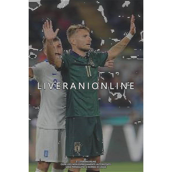 Roma 12.10.2019 Stadio Olimpico 12.10.2019 Italia vs Grecia Qualiificazioni Euro 2020 ©Viganti/Agenzia Aldo Liverani Nella foto: ciro immobile