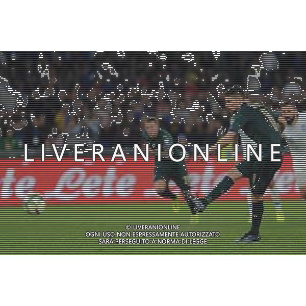 Roma 12.10.2019 Stadio Olimpico 12.10.2019 Italia vs Grecia Qualiificazioni Euro 2020 ©Viganti/Agenzia Aldo Liverani Nella foto: gol di jorginho su rigore