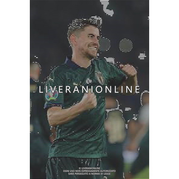 Roma 12.10.2019 Stadio Olimpico 12.10.2019 Italia vs Grecia Qualiificazioni Euro 2020 ©Viganti/Agenzia Aldo Liverani Nella foto: esultanza di jorginho