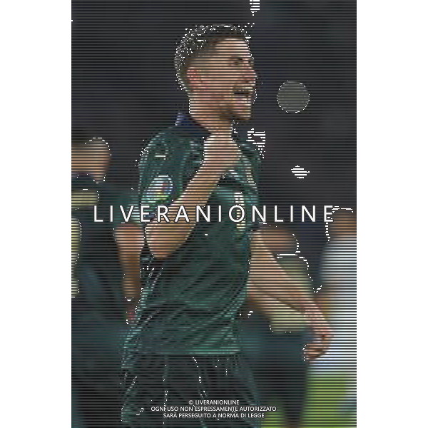 Roma 12.10.2019 Stadio Olimpico 12.10.2019 Italia vs Grecia Qualiificazioni Euro 2020 ©Viganti/Agenzia Aldo Liverani Nella foto: esultanza di jorginho