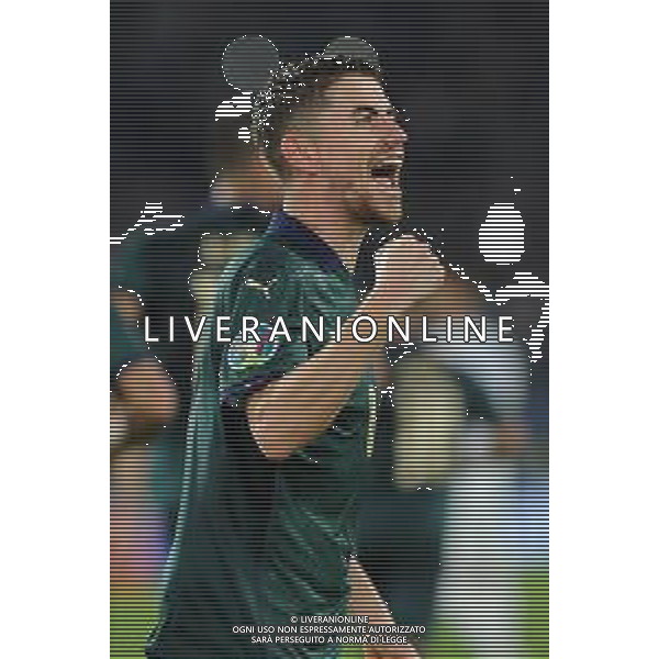 Roma 12.10.2019 Stadio Olimpico 12.10.2019 Italia vs Grecia Qualiificazioni Euro 2020 ©Viganti/Agenzia Aldo Liverani Nella foto: esultanza di jorginho