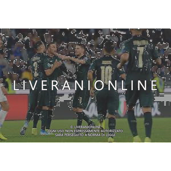 Roma 12.10.2019 Stadio Olimpico 12.10.2019 Italia vs Grecia Qualiificazioni Euro 2020 ©Viganti/Agenzia Aldo Liverani Nella foto: esultanza dell\'italia