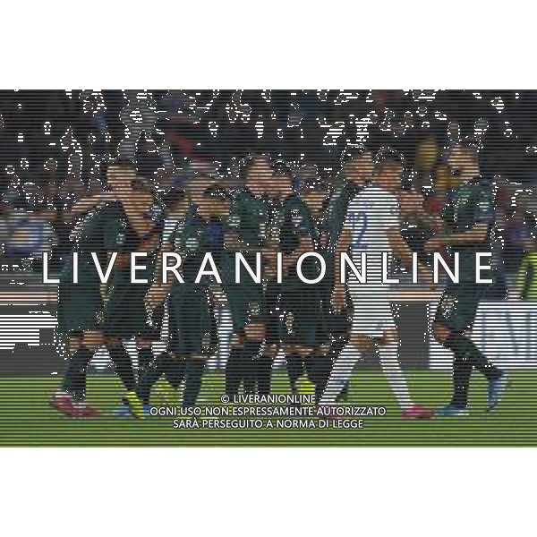 Roma 12.10.2019 Stadio Olimpico 12.10.2019 Italia vs Grecia Qualiificazioni Euro 2020 ©Viganti/Agenzia Aldo Liverani Nella foto: esultanza dell\'italia