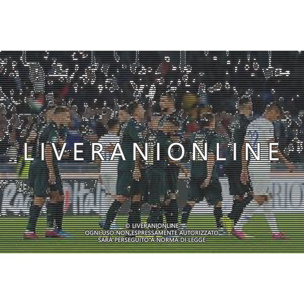 Roma 12.10.2019 Stadio Olimpico 12.10.2019 Italia vs Grecia Qualiificazioni Euro 2020 ©Viganti/Agenzia Aldo Liverani Nella foto: esultanza dell\'italia