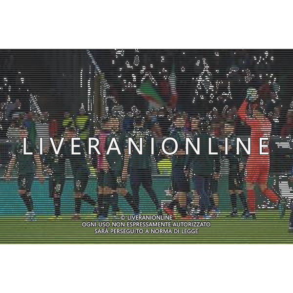 Roma 12.10.2019 Stadio Olimpico 12.10.2019 Italia vs Grecia Qualiificazioni Euro 2020 ©Viganti/Agenzia Aldo Liverani Nella foto: festa italia per la qualificazione a euro 2020