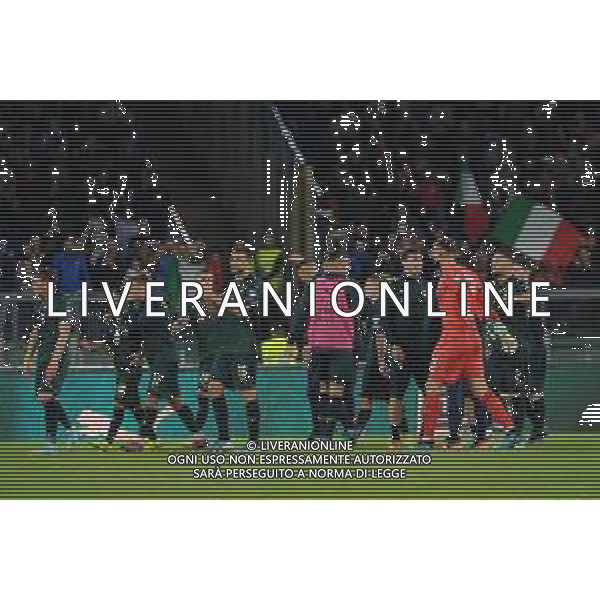 Roma 12.10.2019 Stadio Olimpico 12.10.2019 Italia vs Grecia Qualiificazioni Euro 2020 ©Viganti/Agenzia Aldo Liverani Nella foto: festa italia per la qualificazione a euro 2020