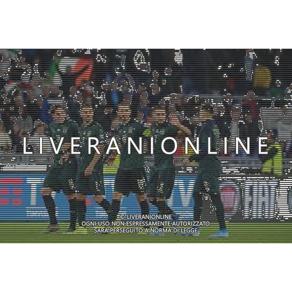 Roma 12.10.2019 Stadio Olimpico 12.10.2019 Italia vs Grecia Qualiificazioni Euro 2020 ©Viganti/Agenzia Aldo Liverani Nella foto: festa italia per la qualificazione a euro 2020