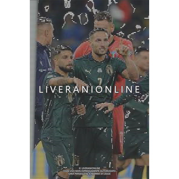 Roma 12.10.2019 Stadio Olimpico 12.10.2019 Italia vs Grecia Qualiificazioni Euro 2020 ©Viganti/Agenzia Aldo Liverani Nella foto: lorenzo insigne e danilo d\'ambrosio