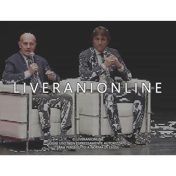 TRENTO 13.10.2019 - Festival dello Sport seconda edizione - nella foto: Arrigo Sacchi Antonio Conte ©Claudio Zamagni/Agenzia Aldo Liverani