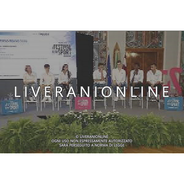 TRENTO 13.10.2019 - Festival dello Sport seconda edizione - nella foto: Riccardo Bagaini, Paola Egonu, Arianna Fontana, Daniele Garozzo, Simone Giannelli, Alessia Maurelli, Gregorio Paltrinieri, Gianmaria Restelli ©Claudio Zamagni/Agenzia Aldo Liverani