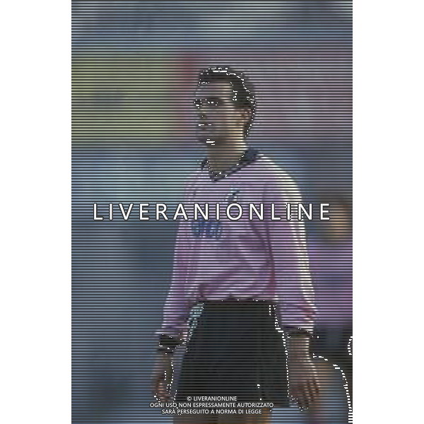 RETROSPETTIVA ANTONIO RIZZOLO CALCIATORE 1991-1992 NELLA FOTO ANTONIO RIZZOLO CON LA MAGLIA DEL PALERMO CALCIO AG ALDO LIVERANI SAS