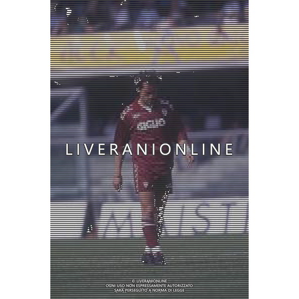RETROSPETTIVA ANTONIO RIZZOLO CALCIATORE 1995-1996 NELLA FOTO ANTONIO RIZZOLO CON LA MAGLIA DELLA REGGIANA CALCIO AG ALDO LIVERANI SAS