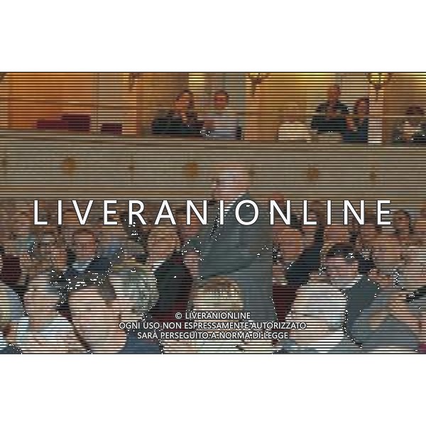 IMOLA 12 10 2019 FESTEGGIAMENTO PER PRESIDENTE ONORARIO DELLA BANDA MUSICALE CITTA\' DI IM OLA COMM ANTONIO CARANTI AL TEATRO EBE STIGNANI NELLA FOTO COMM ANTONIO CARANTI FOTO GIANNI SANNA-AG ALDO LIVERANI SAS