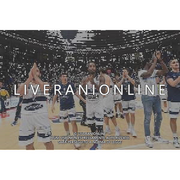 FORTITUDO BOLOGNA - TREVISO Campionato BASKET Serie A 13.10.2019 nella foto esultanza fine gara - Ed Daniel ©Optimafoto / AGENZIA ALDO LIVERANI SAS