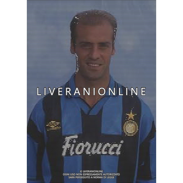 RETROSPETTIVA FRANCESCO DELL\'ANNO CALCIATORE NELLA FOTO FRANCESCO DELL\'ANNO CON LA MAGLIA DELL\'INTER AG ALDO LIVERANI SAS