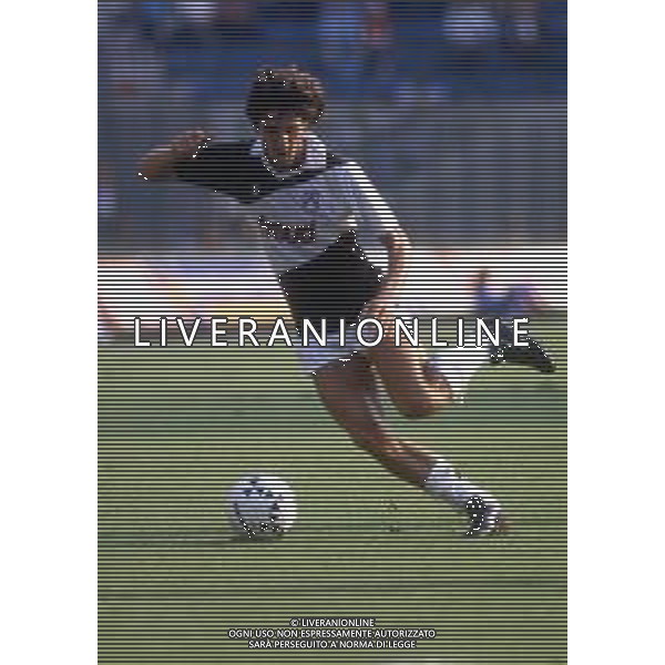 RETROSPETTIVA NICOLA ZANONE CALCIATORE NELLA FOTO NICOLA ZANONE CON LA MAGLIA DELL\'UDINESE AG ALDO LIVERANI SAS