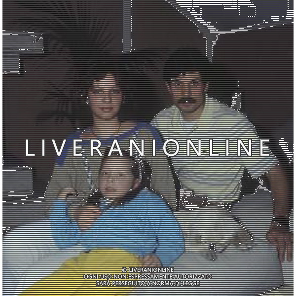 RETROSPETTIVA LUCIANO FAVERO CALCIATORE NELLA FOTO LUCIANO FAVERO CON LA FAMIGLIA AG ALDO LIVERANI SAS