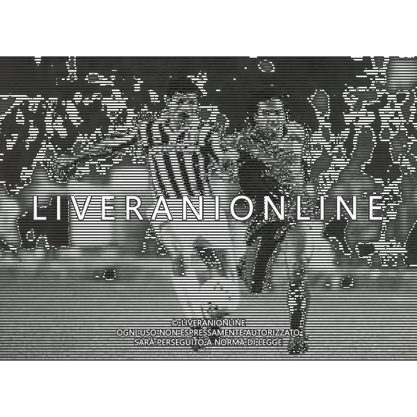 RETROSPETTIVA LUCIANO FAVERO CALCIATORE NELLA FOTO LUCIANO FAVERO CON LA MAGLIA DELLA JUVENTUS CALCIO AG ALDO LIVERANI SAS