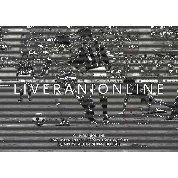 15-02-1981 MILANO-CAMPIONATO DI CALCIO SERIE B MILAN VARESE 1-0 NELLA FOTO FRANCESCO VINCENZI AG ALDO LIVERANI SAS
