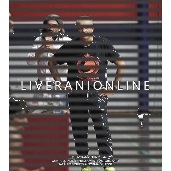 IMOLA 14 09 2019 PALLAMANO ROMAGNA SERIE A2 NELLA FOTO ALLENATORE DOMENICO TASSINARI DIETRO FABRIZIO FOLLI FOTO GIANNI SANNA-AG ALDO LIVERANI SAS