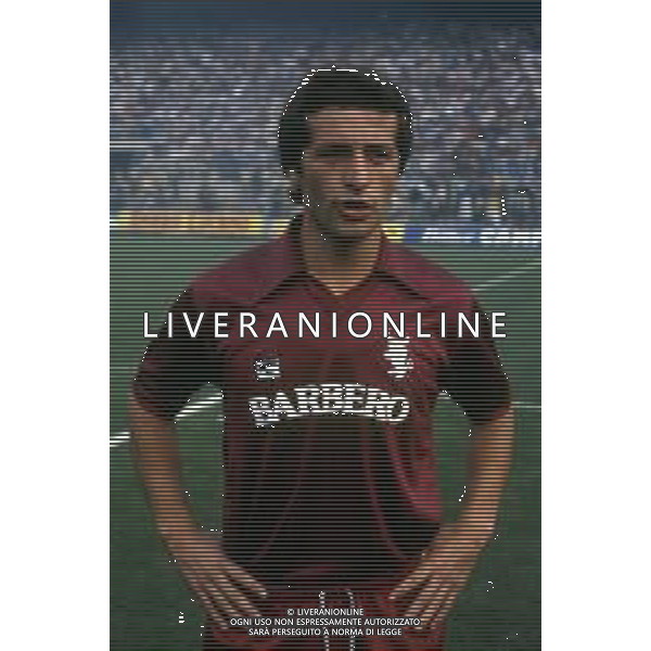 RETROSPETTIVA GIUSEPPE DOSSENA CALCIATORE 1981 NELLA FOTO GIUSEPPE DOSSENA CON LA MAGLIA DEL TORINO CALCIO AG ALDO LIVERANI SAS
