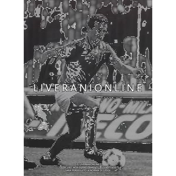 RETROSPETTIVA GIUSEPPE DOSSENA CALCIATORE 1984 NELLA FOTO GIUSEPPE DOSSENA CON LA MAGLIA DELLA NAZIONALE ITALIANA AG ALDO LIVERANI SAS