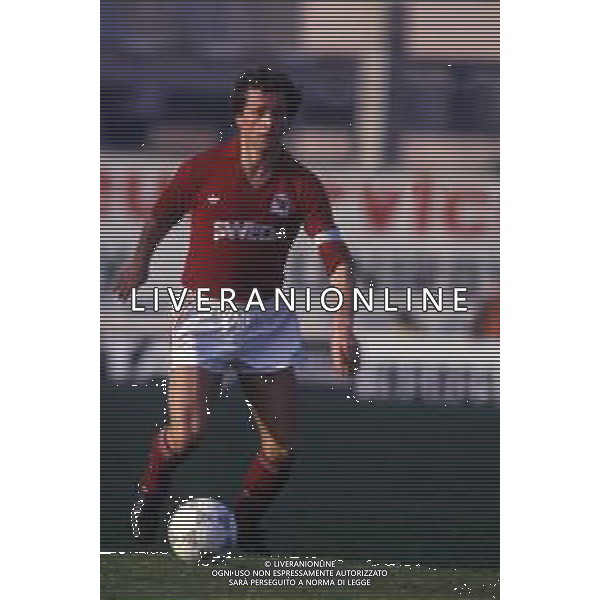 RETROSPETTIVA GIUSEPPE DOSSENA CALCIATORE 1986-1987 NELLA FOTO GIUSEPPE DOSSENA CON LA MAGLIA DEL TORINO CALCIO AG ALDO LIVERANI SAS