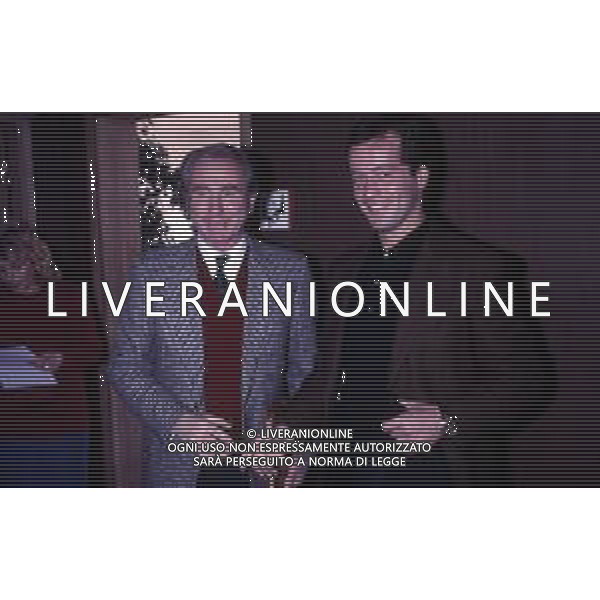 RETROSPETTIVA GIUSEPPE DOSSENA CALCIATORE 1986-1987 NELLA FOTO GIUSEPPE DOSSENA IN RITIRO NAZIONALE ITALIANA CON AZEGLIO VICINI AG ALDO LIVERANI SAS