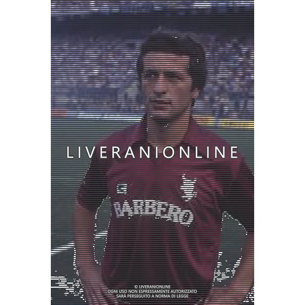 RETROSPETTIVA GIUSEPPE DOSSENA CALCIATORE NELLA FOTO GIUSEPPE DOSSENA CON LA MAGLIA DEL TORINO CALCIO AG ALDO LIVERANI SAS