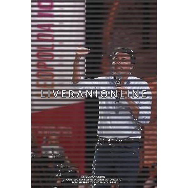 Firenze 19.10.2019 - Leopolda 10a Edizione Italia ventinove Presentazione del nuovo Partito di Matteo Renzi Italia Viva - nella foto: Matteo Renzi ©Claudio Zamagni/Agenzia Aldo Liverani