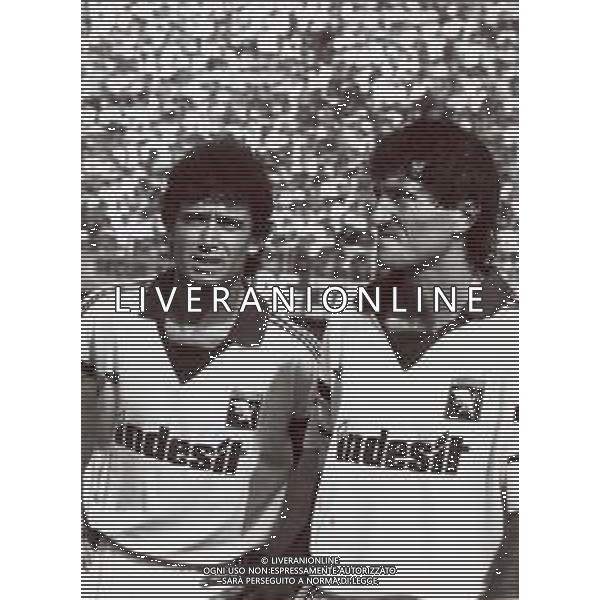 RETROSPETTIVA FRANCESCO ROMANO CALCIATORE NELLA FOTO FRANCESCO ROMANO CON LA MAGLIA DEL TORINO CALCIO AG ALDO LIVERANI SAS