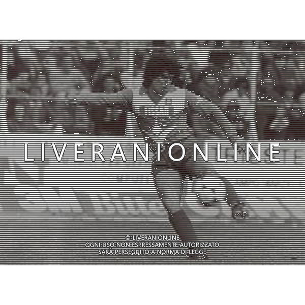 RETROSPETTIVA FRANCESCO ROMANO CALCIATORE NELLA FOTO FRANCESCO ROMANO CON LA MAGLIA DELLA TRIESTINA CALCIO AG ALDO LIVERANI SAS