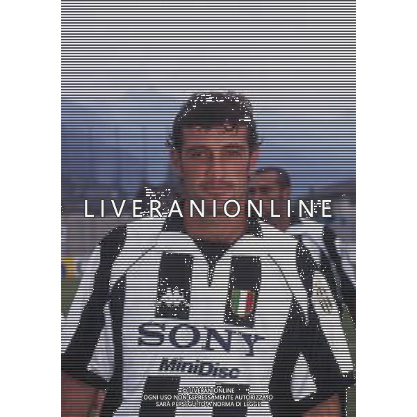 RETROSPETTIVA CIRO FERRARA CALCIATORE NELLA FOTO CIRO FERRARA CON LA MAGLIA DELLA JUVENTUS AG ALDO LIVERANI SAS