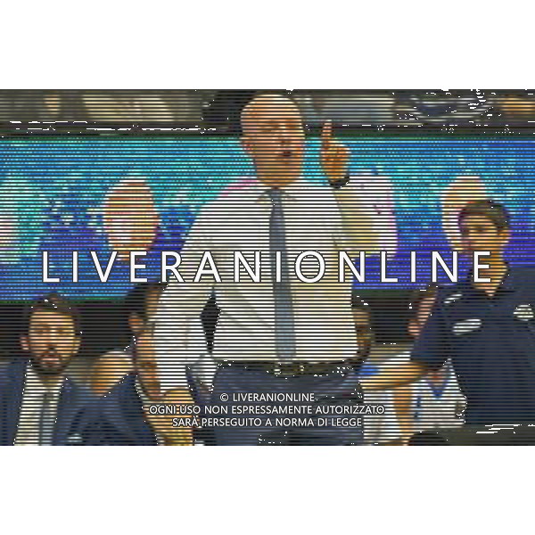Campionato di Basket Serie A 2019/2020 Treviso, Italia 19/10/2019 De Longhi Treviso Basket-Umana Reyer Venezia Nella foto: Massimiliano MENETTI allenatore del De Longhi Treviso FOTO ALESSIO MARINI-AG ALDO LIVERANI SAS