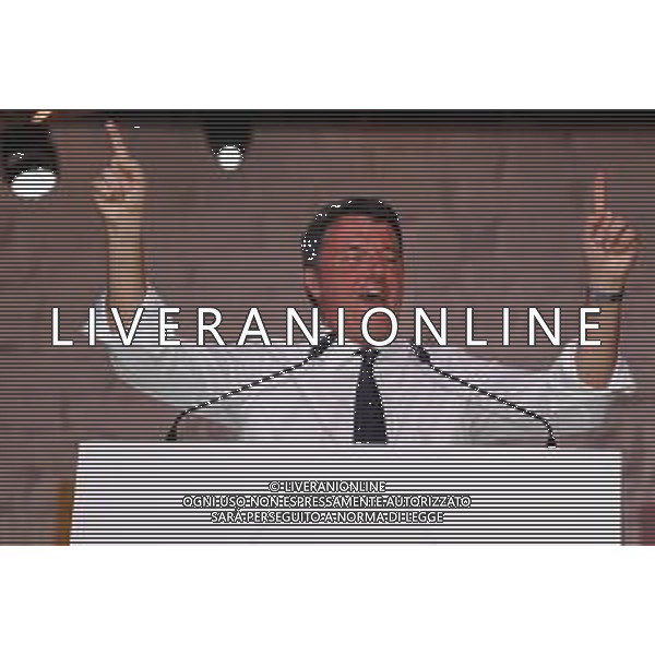 Firenze 20.10.2019 - Leopolda 10a Edizione Italia ventinove Presentazione del nuovo Partito di Matteo Renzi Italia Viva - nella foto: il senatore Matteo Renzi ©Claudio Zamagni/Agenzia Aldo Liverani