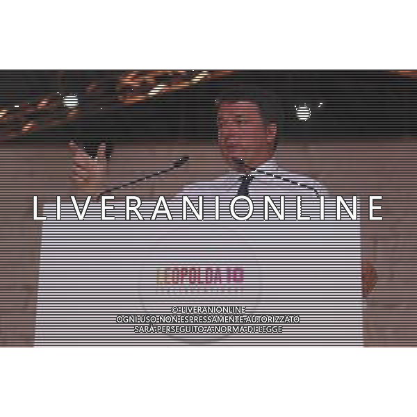 Firenze 20.10.2019 - Leopolda 10a Edizione Italia ventinove Presentazione del nuovo Partito di Matteo Renzi Italia Viva - nella foto: il senatore Matteo Renzi ©Claudio Zamagni/Agenzia Aldo Liverani