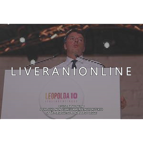 Firenze 20.10.2019 - Leopolda 10a Edizione Italia ventinove Presentazione del nuovo Partito di Matteo Renzi Italia Viva - nella foto: il senatore Matteo Renzi ©Claudio Zamagni/Agenzia Aldo Liverani