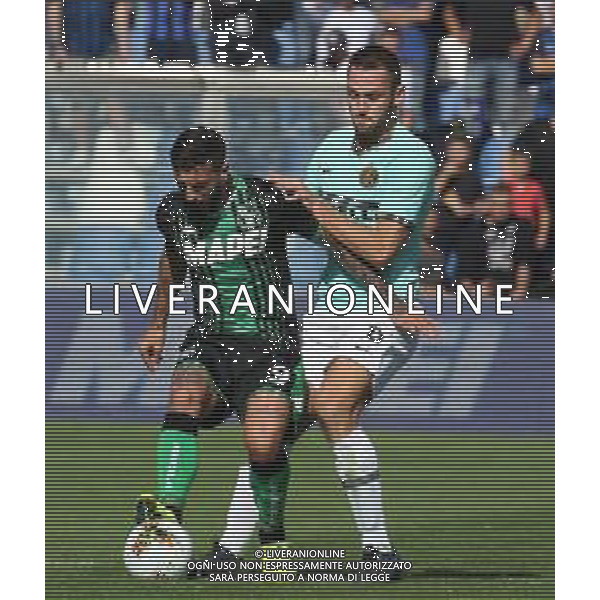 SASSUOLO - INTER CAMPIONATO CALCIO SERIE A TIM 20.10.2019 NELLA FOTO CAPUTO E STEFAN DE VRIJ ©GS/AGENZIA ALDO LIVERANI Sas