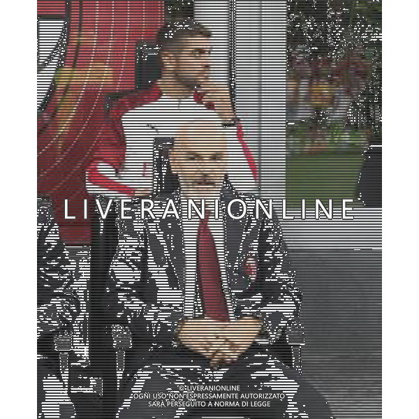 Milano 20-10-2019 Stadio Giuseppe Meazza San Siro Campionato Serie A TIM - 1° giornata Milan vs Lecce nella foto stefano pioli in panchina foto Antonio Saia - Ag. Aldo Liverani sas