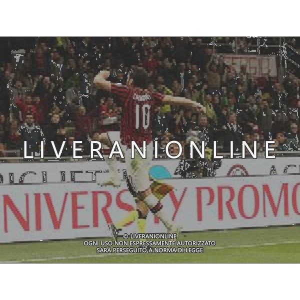 Milano 20-10-2019 Stadio Giuseppe Meazza San Siro Campionato Serie A TIM - 1° giornata Milan vs Lecce nella foto Hakan Calhanoglu esultanza dopo il gol foto Antonio Saia - Ag. Aldo Liverani sas